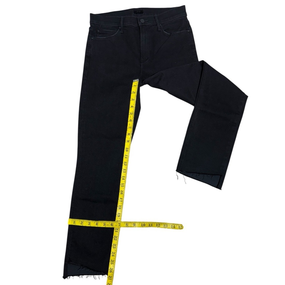 MOTHER The Dazzler Mid-Rise Ankle Fray Jeans
Black Not Guilty Wash Size 28 - Picture 4 of 10